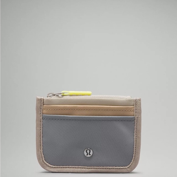 lululemon athletica Accessories - Lululemon True Identity Card Case- Rhino Grey/Trench/Raw Linen